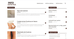 Desktop Screenshot of infoestetica.com